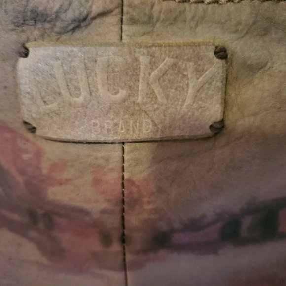 Leather cowgirl hippy bag purse hobo black brown tan red burgundy beige tie dyed - Picture 10 of 11